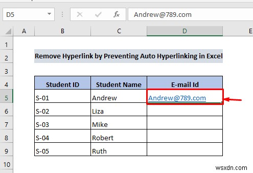 Cách xóa siêu liên kết vĩnh viễn trong Excel (4 cách)