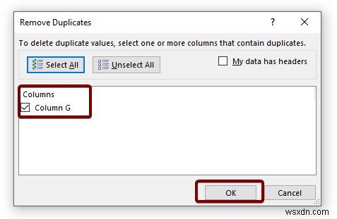 Tạo bộ lọc Excel bằng danh sách thả xuống dựa trên giá trị ô