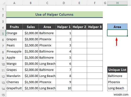 Danh sách thả xuống xác thực dữ liệu Excel với bộ lọc (2 ví dụ)