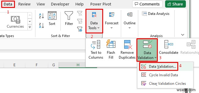 Danh sách thả xuống xác thực dữ liệu Excel với bộ lọc (2 ví dụ)