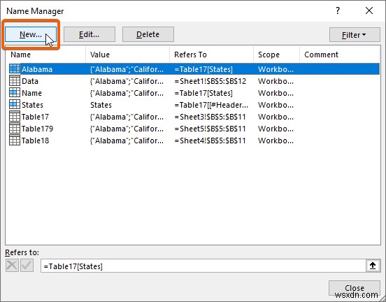 Cách tạo danh sách xác thực dữ liệu từ bảng trong Excel (3 phương pháp)