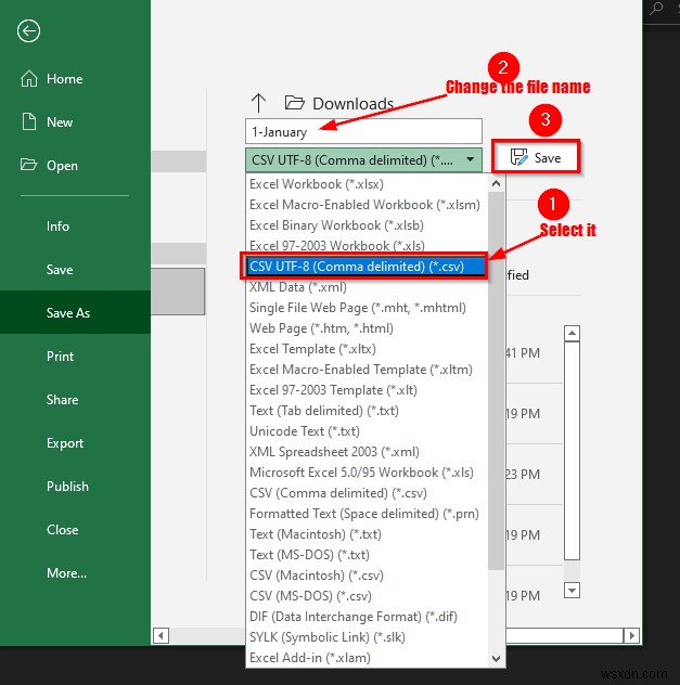 Cách hợp nhất các tệp Excel thành một bằng CMD (4 bước)