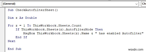 Excel VBA để kiểm tra xem AutoFilter có được bật hay không (4 cách dễ dàng)