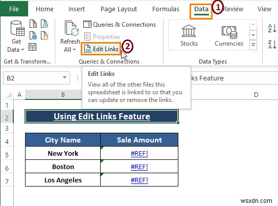 [Khắc phục:] Chỉnh sửa liên kết trong Excel không hoạt động