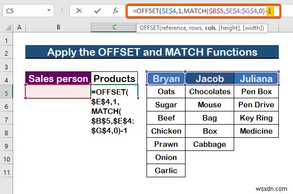 Cách thay đổi danh sách thả xuống dựa trên giá trị ô trong Excel (2 cách) 