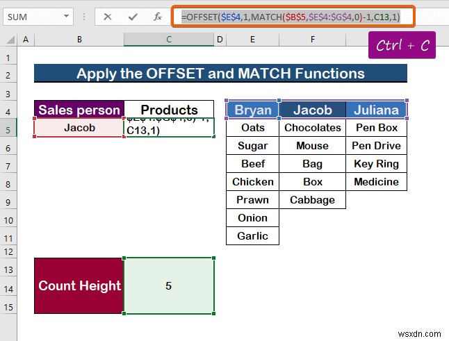 Cách thay đổi danh sách thả xuống dựa trên giá trị ô trong Excel (2 cách) 