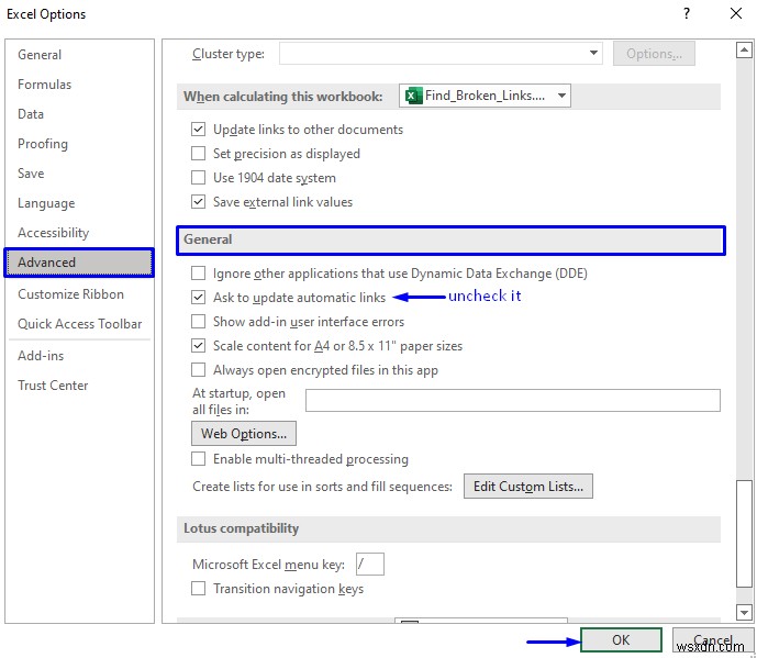 7 Giải pháp để Chỉnh sửa Liên kết bị xám hoặc Thay đổi Tùy chọn Nguồn trong Excel 