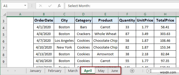 Cách tạo siêu liên kết danh sách thả xuống tới trang tính khác trong Excel