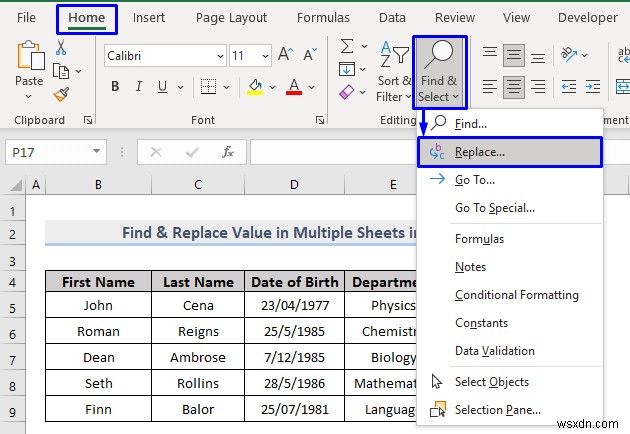 Cách tìm và thay thế giá trị trong nhiều tệp Excel (3 phương pháp)