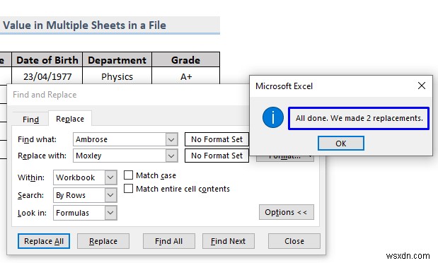 Cách tìm và thay thế giá trị trong nhiều tệp Excel (3 phương pháp)