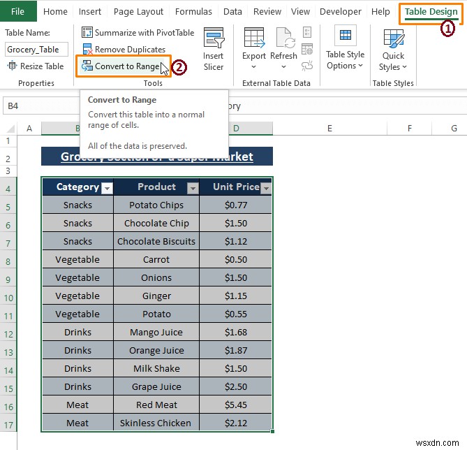 [Khắc phục:] Excel không thể hợp nhất các ô trong bảng