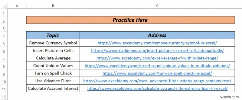 Cách siêu liên kết nhiều ô trong Excel (3 cách)