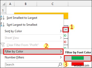 Tính tổng theo màu phông chữ trong Excel (2 cách hiệu quả) 