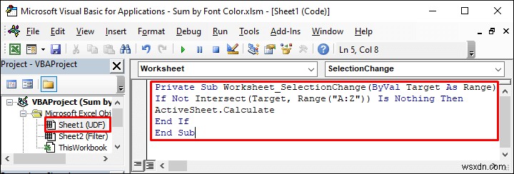 Tính tổng theo màu phông chữ trong Excel (2 cách hiệu quả) 