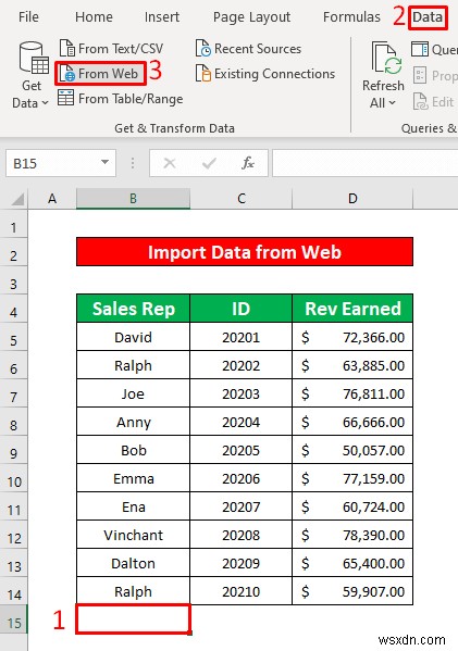 Cách nhập dữ liệu vào Excel từ Web (với các bước nhanh)