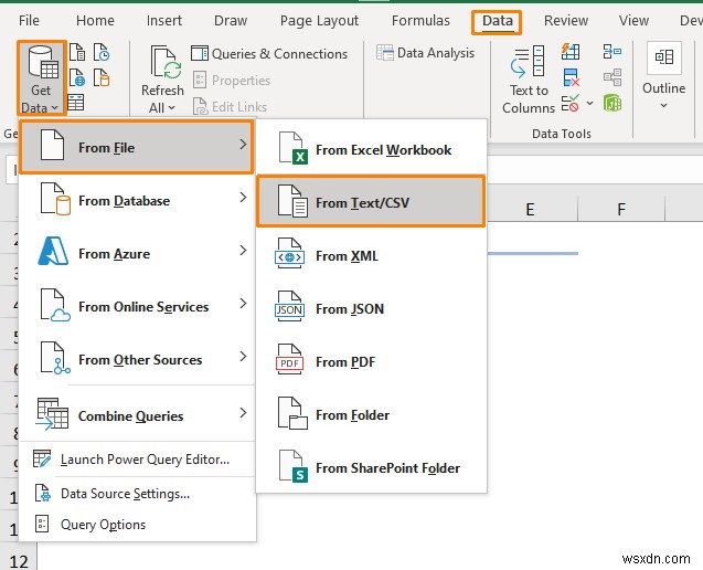 Cách chuyển đổi Notepad sang Excel với các cột (5 phương pháp)