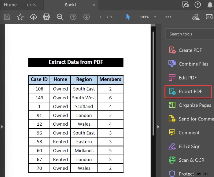 Cách trích xuất dữ liệu từ PDF sang Excel (4 cách phù hợp)