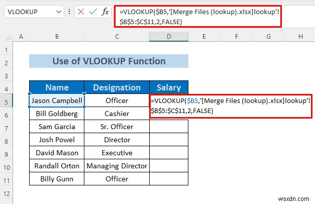 Cách hợp nhất các tệp Excel dựa trên cột (3 phương pháp) 