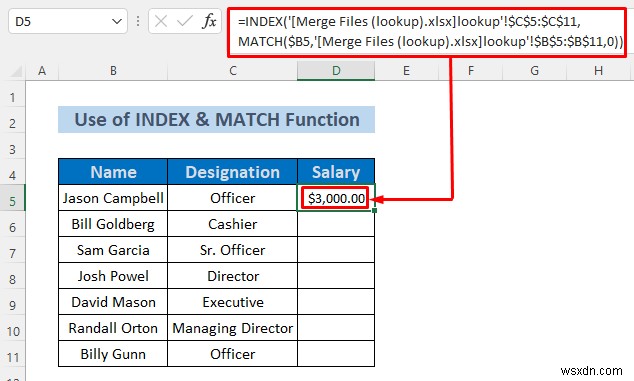 Cách hợp nhất các tệp Excel dựa trên cột (3 phương pháp) 