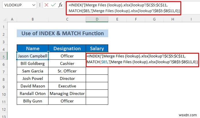 Cách hợp nhất các tệp Excel dựa trên cột (3 phương pháp) 