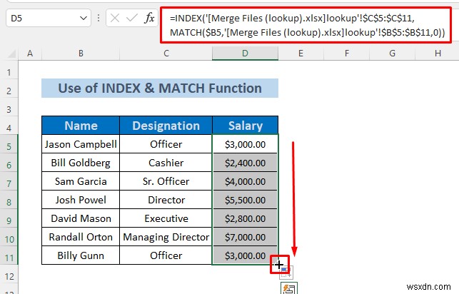 Cách hợp nhất các tệp Excel dựa trên cột (3 phương pháp) 