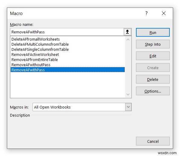 Excel VBA:Xóa tự động lọc nếu nó tồn tại (7 ví dụ)