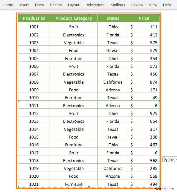 Cách hợp nhất tệp Excel vào tài liệu Word