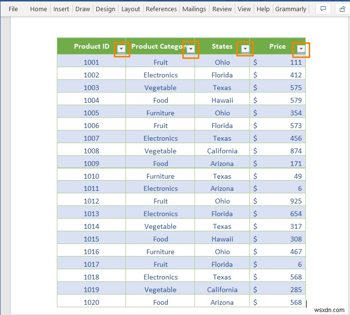 Cách hợp nhất tệp Excel vào tài liệu Word