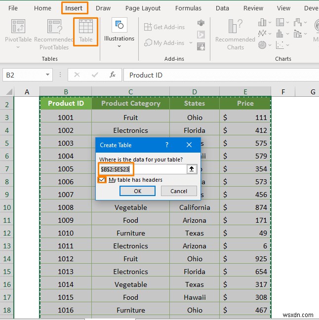 Cách hợp nhất tệp Excel vào tài liệu Word