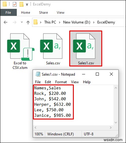 Lưu Excel dưới dạng CSV với Dấu ngoặc kép (3 phương pháp đơn giản nhất)