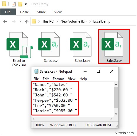 Lưu Excel dưới dạng CSV với Dấu ngoặc kép (3 phương pháp đơn giản nhất)