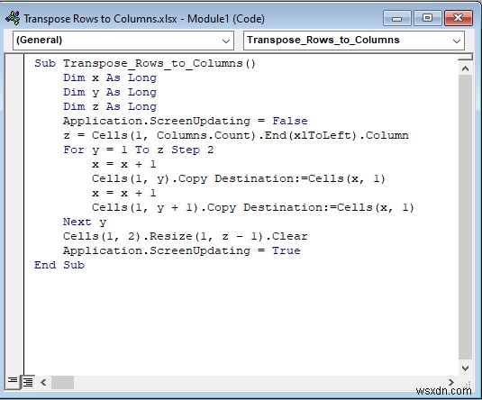 Cách chuyển đổi mỗi n dòng thành cột trong Excel (2 phương pháp dễ dàng)