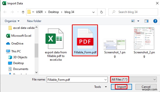 Cách xuất dữ liệu từ PDF có thể điền sang Excel (với các bước nhanh)