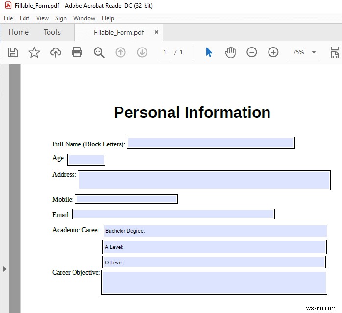 Cách xuất dữ liệu từ PDF có thể điền sang Excel (với các bước nhanh)