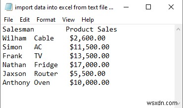 Cách nhập dữ liệu từ tệp văn bản vào Excel (3 phương pháp)