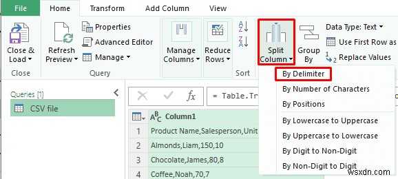 Cách mở tệp CSV có cột trong Excel (3 cách dễ dàng)