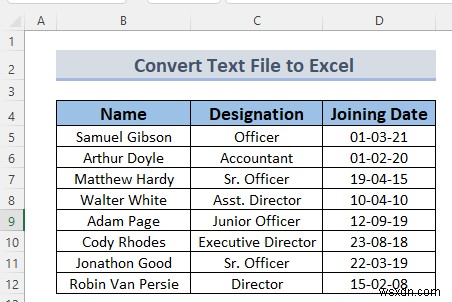 Cách tự động chuyển đổi tệp văn bản sang Excel (3 cách phù hợp)