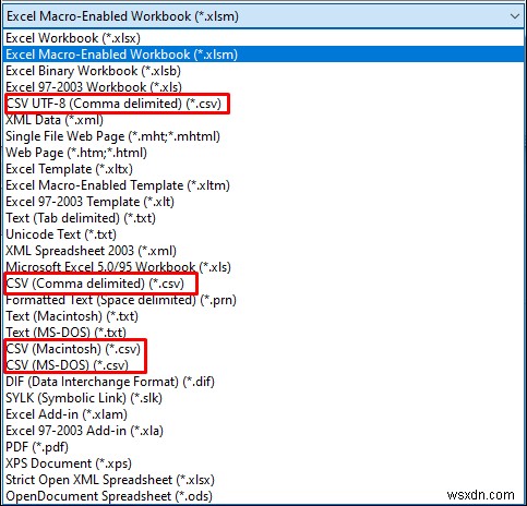 Chuyển Excel thành tệp CSV được phân tách bằng dấu phẩy (2 cách dễ dàng)