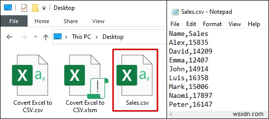 Chuyển Excel thành tệp CSV được phân tách bằng dấu phẩy (2 cách dễ dàng)