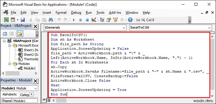 Chuyển Excel thành tệp CSV được phân tách bằng dấu phẩy (2 cách dễ dàng)