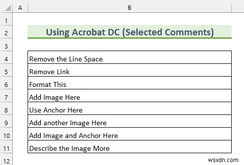 Cách xuất nhận xét PDF sang bảng tính Excel (3 Thủ thuật nhanh)