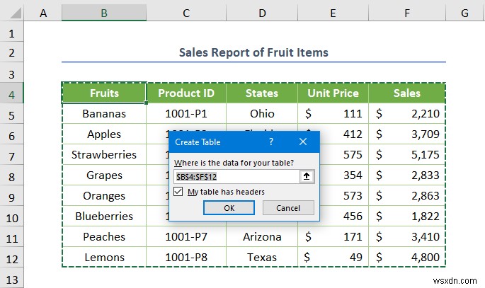 Cách tạo cơ sở dữ liệu với biểu mẫu trong Excel