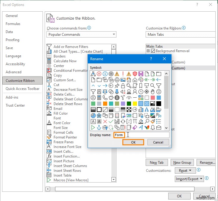 Cách tạo cơ sở dữ liệu với biểu mẫu trong Excel