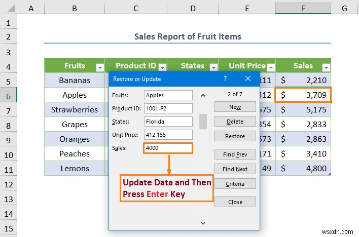 Cách tạo cơ sở dữ liệu với biểu mẫu trong Excel