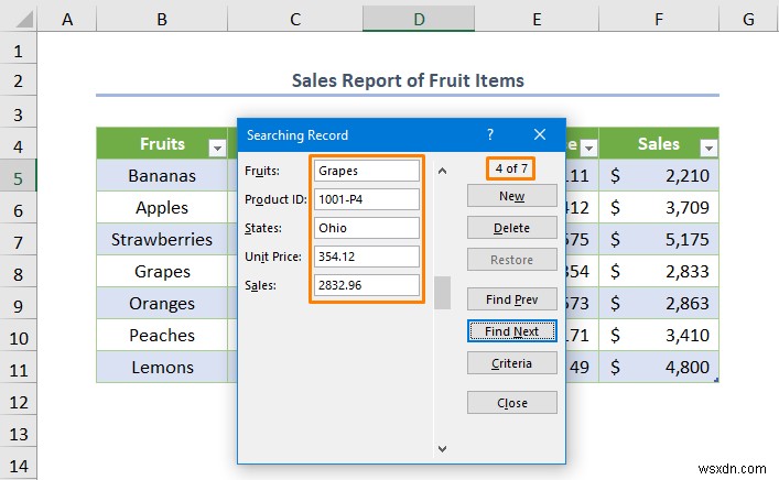 Cách tạo cơ sở dữ liệu với biểu mẫu trong Excel