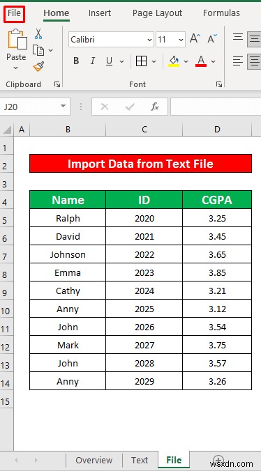 Cách tự động nhập tệp văn bản sang Excel (2 cách phù hợp)