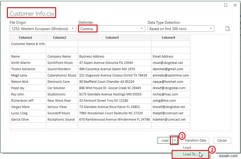 Cách nhập CSV vào trang tính hiện có trong Excel (5 phương pháp)