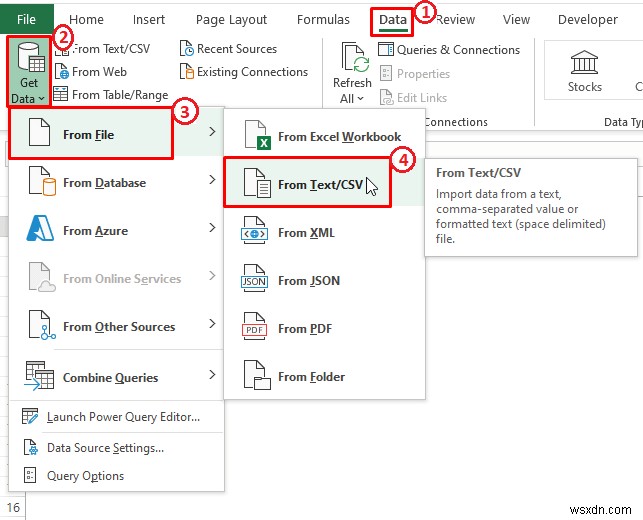 Cách nhập CSV vào trang tính hiện có trong Excel (5 phương pháp)