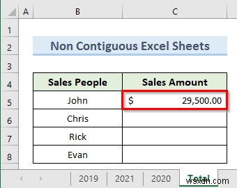 Tham chiếu 3D không hoạt động trong Excel (3 lý do &giải pháp)