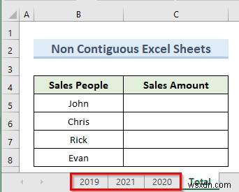 Tham chiếu 3D không hoạt động trong Excel (3 lý do &giải pháp)